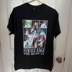 Gildan Black Tee Taylor Swift female rage the musical